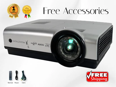 DLP Projector 2,500 Lumens Accepts 4K Signal 3D Ready HDMI + 1 YEAR WARRANTY 🔥 - Image 1 of 4