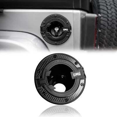 Cubierta de tanque de gasolina negra cápsula espacial transparente de 1 pieza para Jeep Wrangler JK 2007-18 Foto 1 de 4