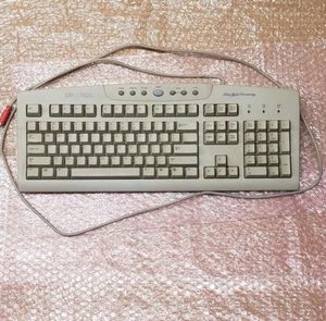 Tested PeoplePC / Ford Motor Co PS/2 keyboard with "internet keys", Vintage 2000 - Picture 1 of 4