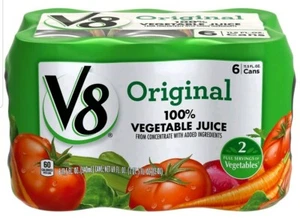V8 Original 100% Tomato Juice 11.5 Oz Cans 6 Count - Picture 1 of 1