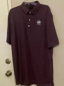 Maroon Dunning Pebble Beach Golf Shirt XXL Pre Owned Excellent Condition 🔥🔥🔥 - Picture 1 of 4