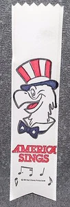 RARO VINTAGE DISNEY DISNEYLAND AMERICA CANTA 1981 CINTA 7" - Imagen 1 de 1
