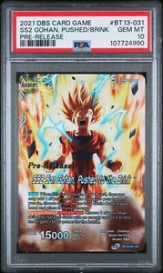 SS2 Son Gohan Pushed to the Brink Pre-Release FOIL Dragon Ball Super Card PSA 10 - Picture 1 of 2