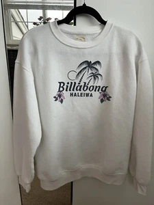 Vintage Billabong California Sweatshirt Medium Y2K Hawaii Summertime Beach - Picture 1 of 5