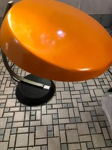 Retro 70er orange Schreibtischlampe mit 30cm Schirm TOP - Bild 1 von 14