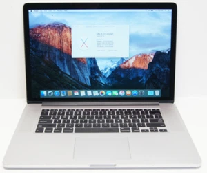 MacBook Pro Retina 15 Silver Mid 2015 2.2GHz i7 16GB 256GB SSD - Good Condition - Picture 1 of 24