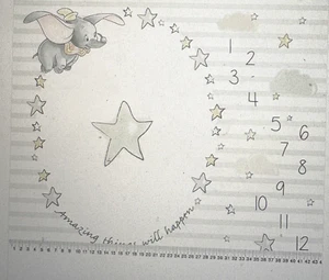 Infant Monthly Milestone Fabric - DUMBO WITH STARS - Disney - Picture 1 of 5