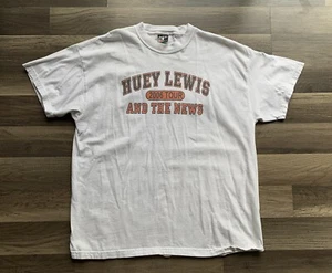 Camiseta de la gira de conciertos de rock 2006 de Huey Lewis And The News XL (46-48) doble éxito - Imagen 1 de 6