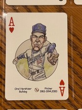 Orel Hershiser - Hero Decks caricature playing card - LA Dodgers