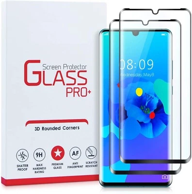 For Huawei P20 P30 P40 Pro P20 Mate 20 Lite Pro Smart 5D Glass Screen Protector - Image 1 of 4