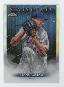 2022 Topps Serie 1 #SMLBC-13 Jacob deGrom Estrellas de MLB Cromo Paralelo ~ Mets - Imagen 1 de 2