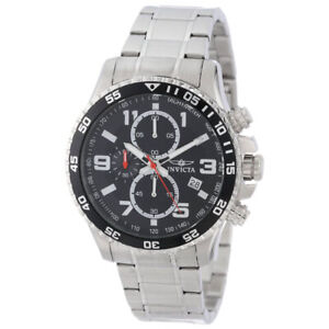 Invicta 14875 Men's Specialty Black Dial Chronograph Steel Watch