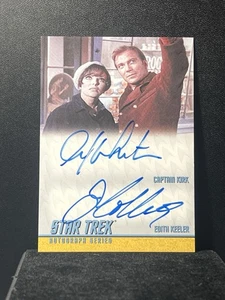 2013 Rittenhouse Star Trek TOS Heroes & Villians DA7 Shatner & Collins Dual Auto - Picture 1 of 2