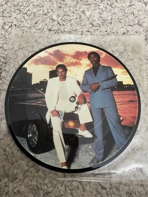 Jan Hammer - Miami Vice Theme 7” Vinyl Picture Disc MCA Records 1985 VG+ - Image 1 of 2