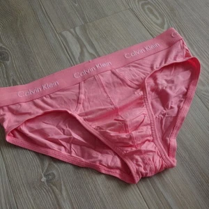 *NEW* MENS CALVIN KLEIN LARGE PASTEL PINK COTTON HIP BRIEF UNDERWEAR PANTS CK L - Picture 1 of 4