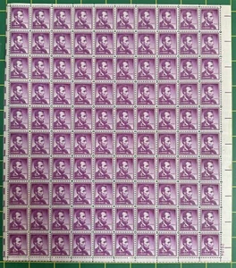 US 1036a MNH Sheet 4c Abraham Lincoln, Dry Printing ZAYIX STAMPS 0625L0043 - Picture 1 of 1