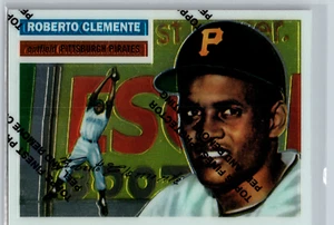 Roberto Clemente 1998 Topps Finest Reprints 1965 Topps #33 With Coating - Picture 1 of 2