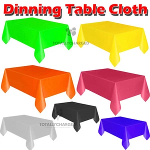 Wipe Clean Tablecloth PVC Vinyl Cover Wipeable Waterproof Table Cloth Protector - Picture 1 of 13