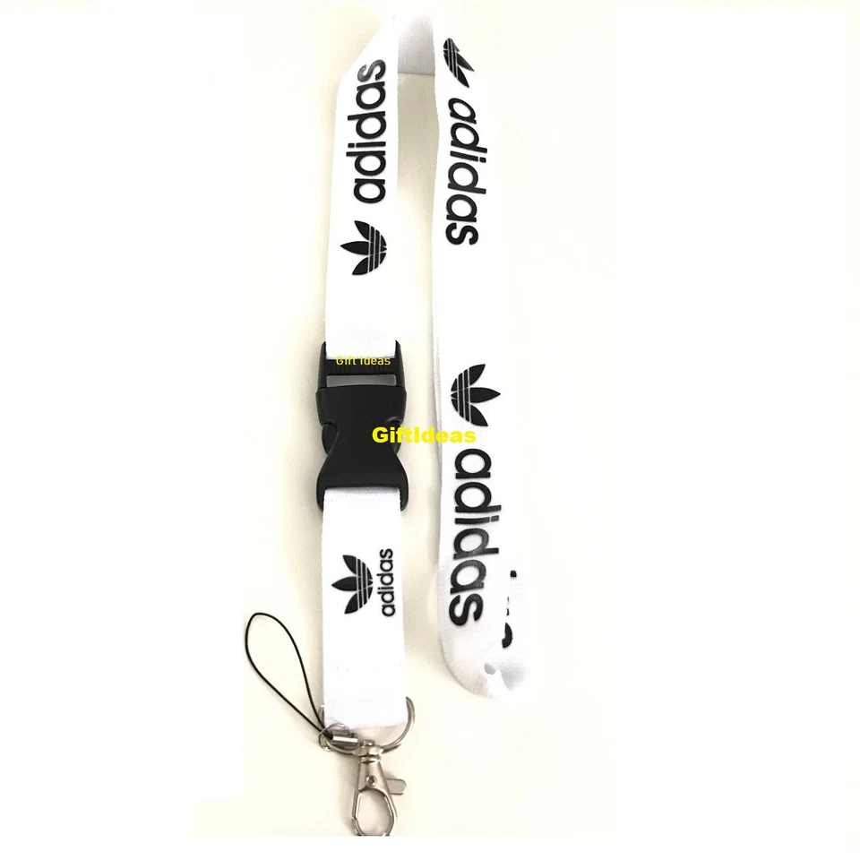 Adidas Cordón Desmontable Llavero iPod Cámara Correa Insignia ID AdiWhite Foto 1 de 1