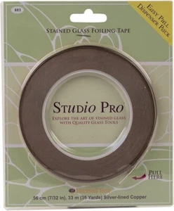 Studio Pro 7/32-Inch Silver Lined Copper Foil Tape ⭐⭐⭐⭐⭐✅Brand New ✅ - Picture 1 of 4