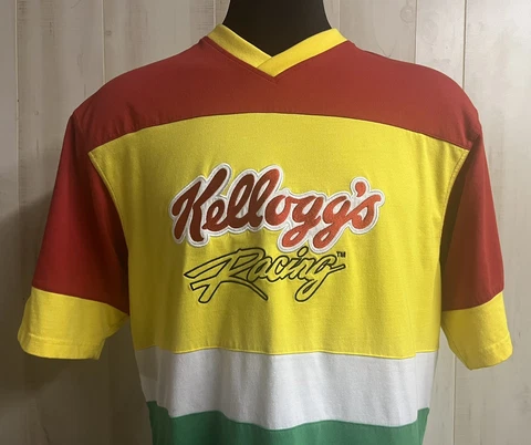 Vintage Terry Labonte Kellogg's Racing Chase T-Shirt Size Large 90's NASCAR Cover