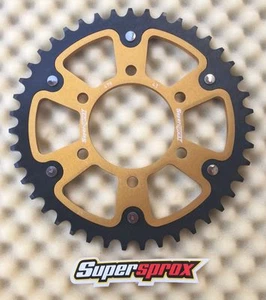 Supersprox Sprox Sprox Wheel Kawasaki ZX-6R, ZX600P, ZX636 Ninja, RST 478-43, #520, New - Picture 1 of 3