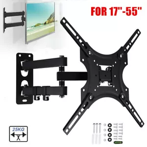 TV Wandhalterung Wandhalter LCD LED Fernseher 17-55 Zoll schwenkbar neigbar 30kg - Bild 1 von 13