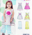 Sewing Pattern Dress Pants ½ 1 2 3 4 Toddler Child Ruffles Uncut NL 6219