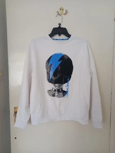 PEPE JEANS Boys white top 100% cotton sweatshirt size 12-14 years - Picture 1 of 11