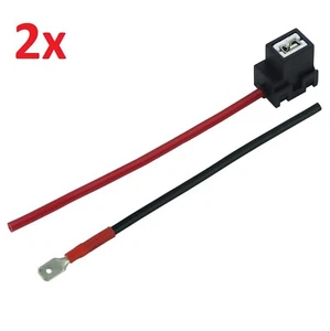 2x H1 H3 Fassung Keramik Lampen Stecker Sockel Reparatur 55 - 100 Watt P14,5s - Bild 1 von 4