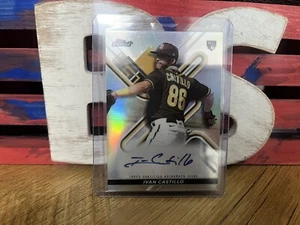 2022 Topps Finest Ivan Castillo Auto RC Novato Refractor Padres Autógrafo - Imagen 1 de 2
