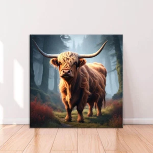 Stunning Highland Cow Limited Edition High Quality Home Decor Australian Made - Picture 1 of 3