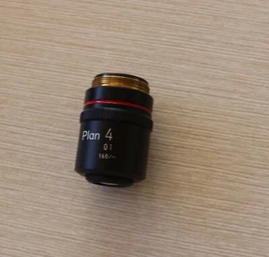 Nikon Microscope Objective Lens Plan 4, 0.1 160/-, 239631 - Picture 1 of 6