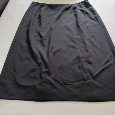 Falda negra para mujer Preston & York talla grande 24W cintura medida 43 Foto 1 de 4