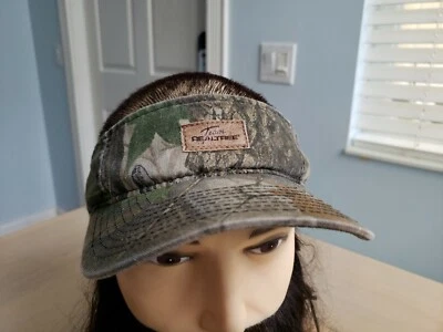 Team Realtree Visor Adult Hunting Camo Camouflage Cap Trees Woods  - Image 1 of 4