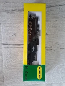MINITRIX NO. 2916 N Scale A. T. & S. F. STEAM ENGINE AND TENDER ROAD NO. 9100 - Picture 1 of 2