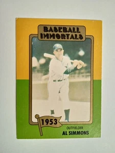 1980 TOPPS BASEBALL IMMORTALS AL SIMMONS #68 1St PRINTING NEW MINT - Picture 1 of 2