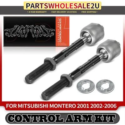 2x Front Inner Steering Tie Rod End for Mitsubishi Montero 2001 2002 2003-2006 - Image 1 of 4