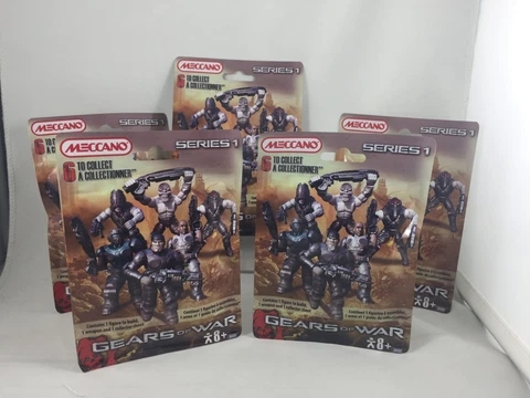 5 Gears of War figure with weapon pack unopen Meccano series1 2013 Cover