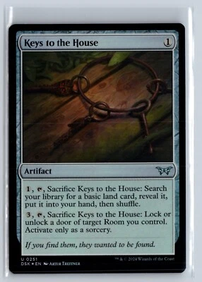 (3x) FOIL Keys to the House Duskmourn – MTG Magic the Gathering Card - Image 1 of 2