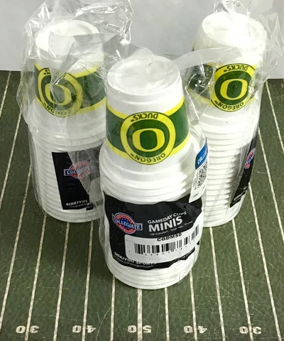 54 Oregon Ducks NCAA 3 oz Mini Disposable Plastic Cups Jello Shots Glass BX271 Cover