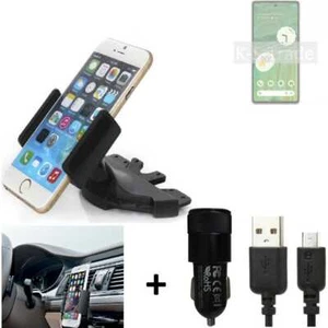 Pour Google Pixel 7 support slot CD + CHARGEUR titulaire Autoradio Smartphone un - Photo 1/6