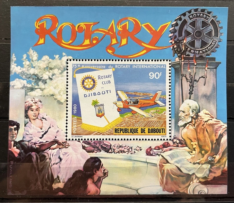 Rotary - Djibouti - stamps MNH** AF2 - Image 1 of 1
