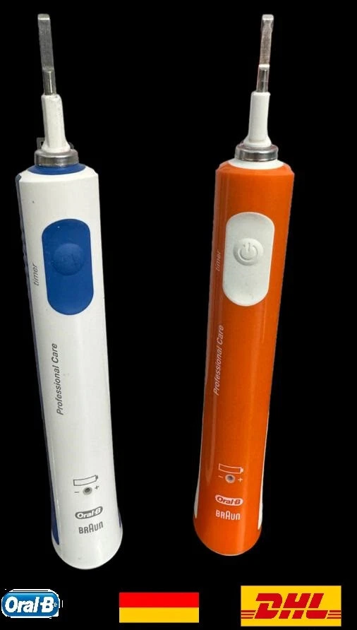 2x DEFEKTE ✅ Oral-B 500 Professional Care + Junior orange Handstück Zahnbürste ✅ - Bild 1 von 1