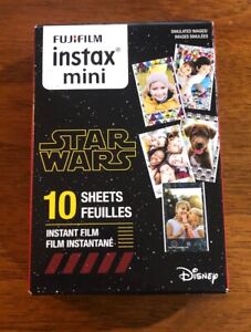 (1 Pack 10 Photos) STAR WARS FujiFilm Fuji Instax Mini Film Polaroid Disney NEW