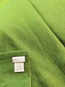 West Elm 100% Linen Drape In Green 48" Wide 44" Long New Open Box - Picture 1 of 5