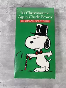 It's Christmas time Again Charlie Brown VHS Shell Promo Peanuts Snoopy VTG 1992 - Picture 1 of 4
