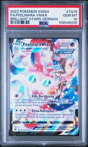 PSA 10 Feelinara Vmax TG15/TG30 Ultra Rare- 2022 Pokémon Strahlende Sterne - Bild 1 von 2