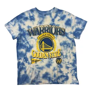 Maglietta Golden State Warriors Tie Dye Adulto XL Blu NBA Basket Steph Curry - Foto 1 di 12