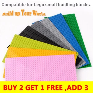 Baseplate Base Plates Building Blocks 16 x 32 Dots Compatible for LEGO Boards - Picture 1 of 17